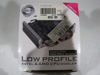 EverCool HPS-810CP Low-Profile CPU Cooler fo Intel and AMD