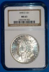 1898-O U.S. MORGAN SILVER DOLLAR - KM#110 - NGC SLABBED - MS63