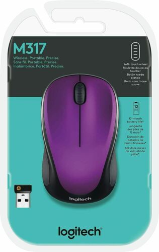 Logitech M317 Wireless Optical Mouse Many New Colors To Choose From M325 M185 - Picture 130 of 149