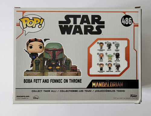 Funko Pop! Figura de vinilo Star Wars Boba Fett And Fennec On Throne #486 ** - Imagen 4 de 4