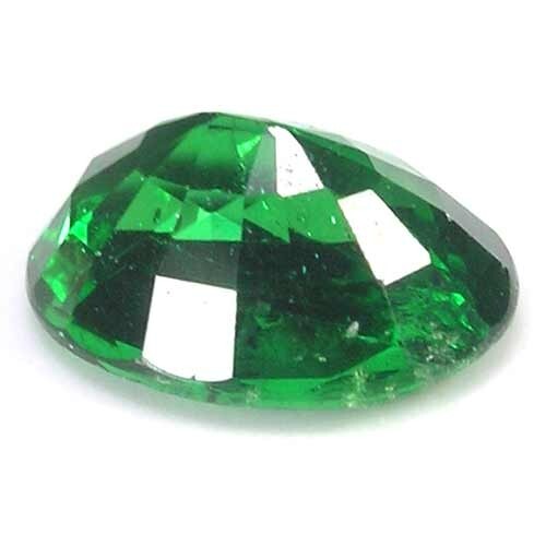 SYMMETRICAL GEM !! NATURAL TANZANIA CHROME GREEN TSAVORITE GARNET - OVAL CUT - Bild 3 von 3