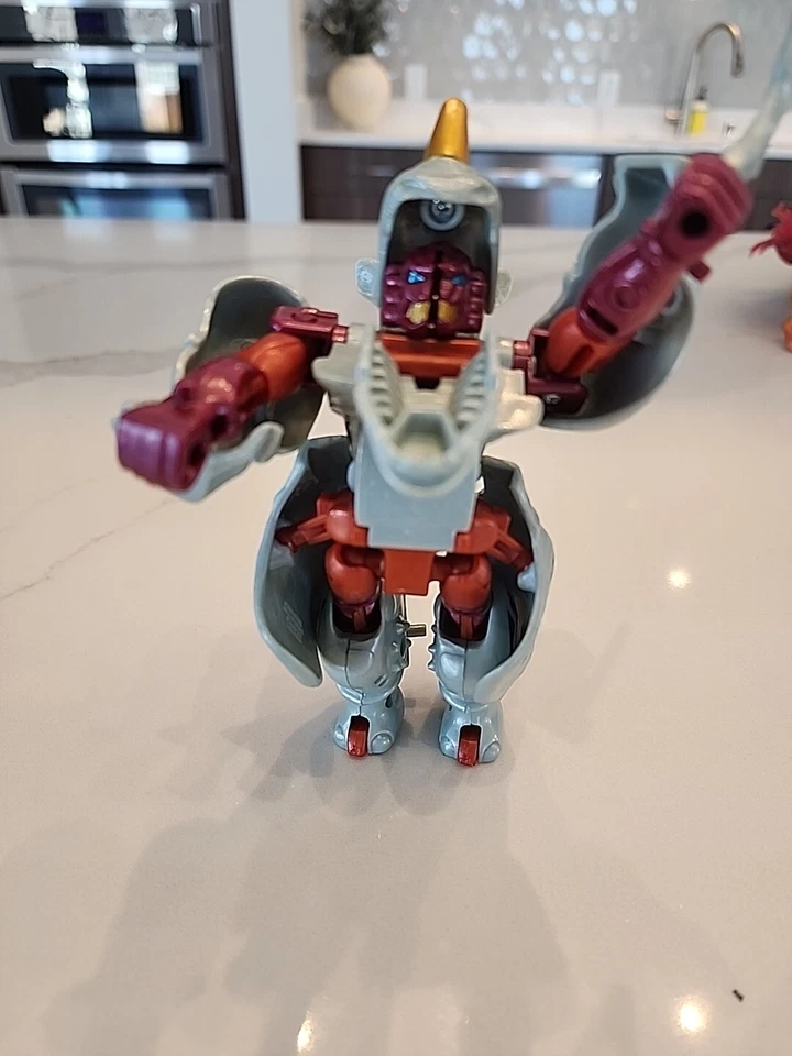 Rhinox Incomplete W/ Sword Deluxe  Transformers Beast Wars Fox Kids 1999 Hasbro - Image 2 of 4