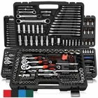 Socket Ratchet Set Car Repair Tool Wrench Spanner Screwdriver Metalworking Kit