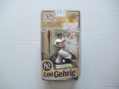 MCFARLANE MLB COOPERSTOWN SERIES 8 YANKEES HOF 1B LOU GEHRIG FIGURE SEALED