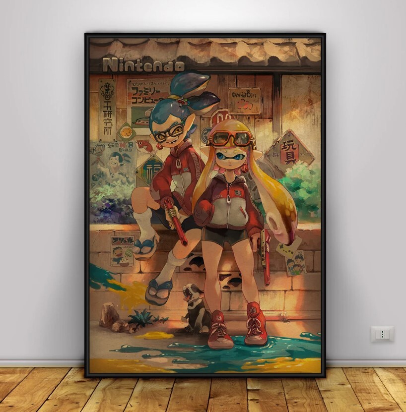 Splatoon Game Poster Wall Art Wall Prints Home Decor 1 eBay