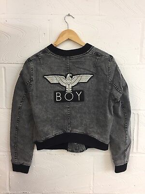 BOY LONDON DENIM JACKET (ACID WASH GREY) DESIGNER VINTAGE CLOTHING PUNK  BRAND | eBay