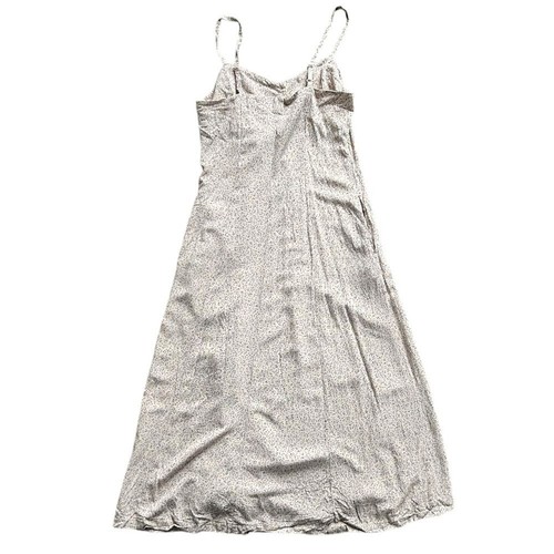 Ines de la Fressange Uniqlo Midi Dress size Small Cream Pockets Button Front - Picture 2 of 9