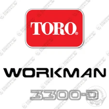 Fits Toro Workman 3300D Decal Kit Utility Vehicle - 7 YEAR OUTDOOR 3M VINYL!