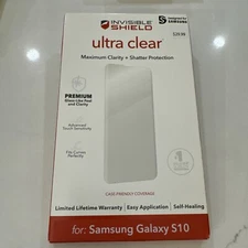 ZAGG InvisibleShield Ultra Clear Military Grade Screen Protector Galaxy S10 ONLY