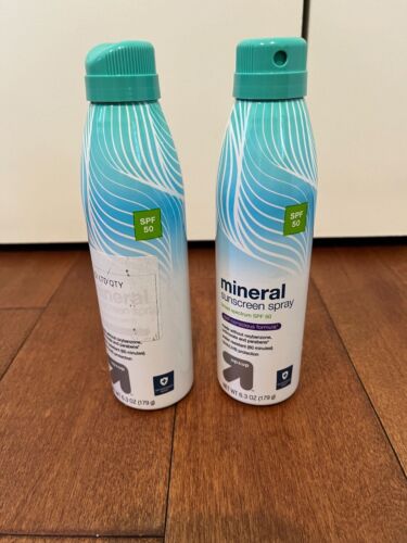 Up & Up Mineral Sunscreen Spray SPF 50 6.3oz ( 2 Pack )