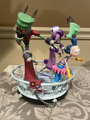 Invader Zim 4 Character set on stand