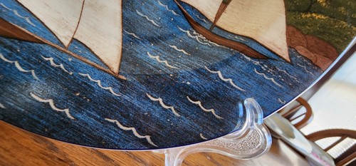 America the Beautiful Salad Plate 8" Sailboat Sakura Warren Kimble Stoneware ! - Picture 12 of 16