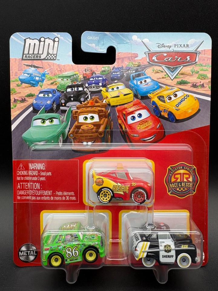 Disney Pixar Cars Mini Racers 3 Pack 2025 *You Pick* Road Radiator ...