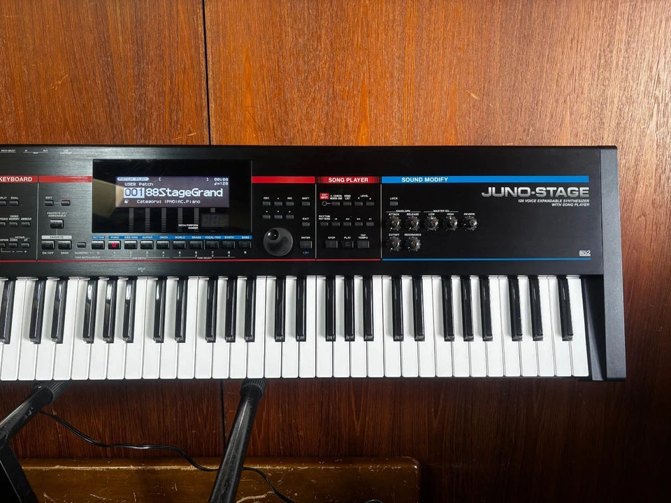 Roland Juno-Stage 76-key Performance Synthesizer w/ bag - Image 3 of 4