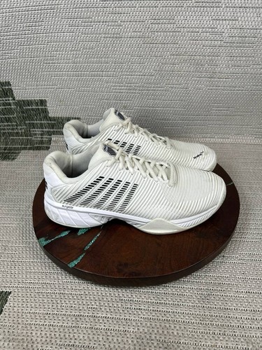 K-Swiss Shoe Men Size 11 Hypercourt Express 2 White Black Low Top Tennis Sneaker