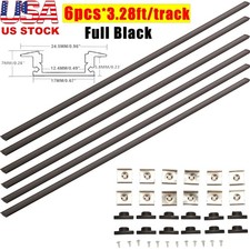 6pack 3.3FT/1M Aluminum LED Channel Light Strip Diffuser Recessed LED Holder