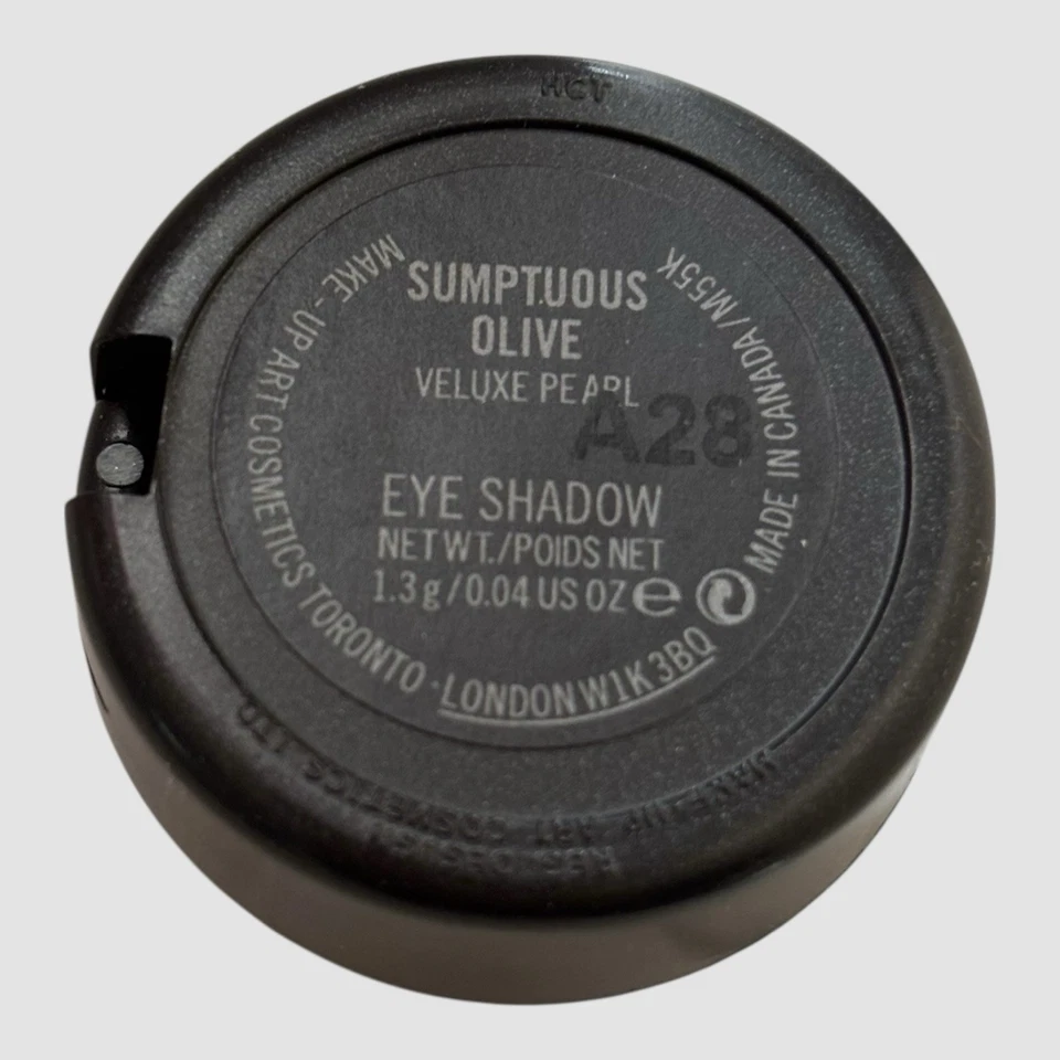 MAC Eye Shadow Powder Single, SUMPTUOUS OLIVE (veluxe pearl) 0.05oz / 1.5g Boxed - Image 4 of 4