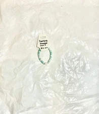 Jasmine Beaded Bracelet Turquoise. Comes With In A Big Size For Big Hands.