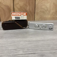 Minox Complan - 1:3,5 F=15 mm - Leather Case - Minox Mino Color 3 Film
