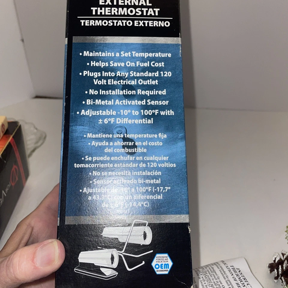 Termostato aquecedor de ar forçado portátil querosene DESA - PP234 - Imagem 4 de 4