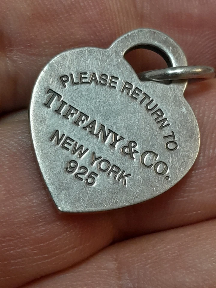Grande, Iconico ciondolo a forma di Cuore Tiffany & Co XL. Argento 925. - Immagine 2 di 4