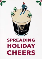 Guinness Beer AD Aluminum Retro Remake Sign Alcohol 12x8in Vintage Mancave 35-1