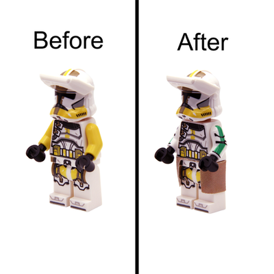 Pad Printed Arms Kama Upgrade for LEGO Star Wars Commander Bly