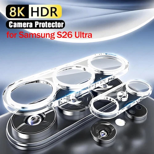2Pack Tempered Glass Camera Lens Protector for Samsung S24 S23 S22 S21 Ultra S25