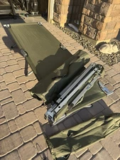 Geetery Heavy-Duty Folding Camping Cot Military Style Outdoor 