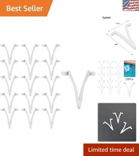 Versatile 24-Pack Pool Butterfly V-Clips – Essential for Skimmer Nets & Rakes