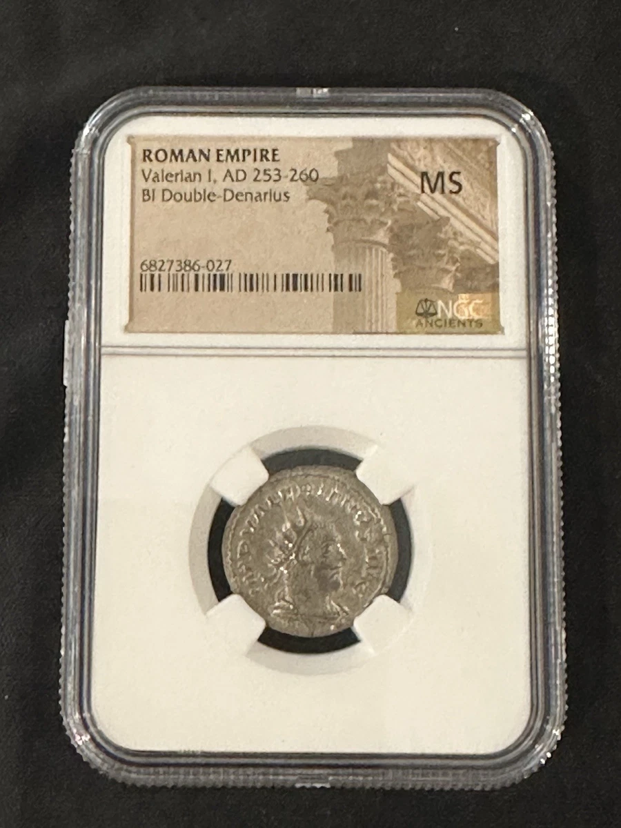 Valerian I NGC Certified Roman Imperial Coins (27 BC-476 AD) for