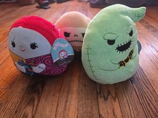 8 inch In" Nightmare Before Christmas Squishmallows W/ Oogie Boogie Sally Jack
