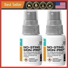 No-Sting Skin Prep Spray 1 Oz, Alcohol-Free Protective Dressing, 2 Pack