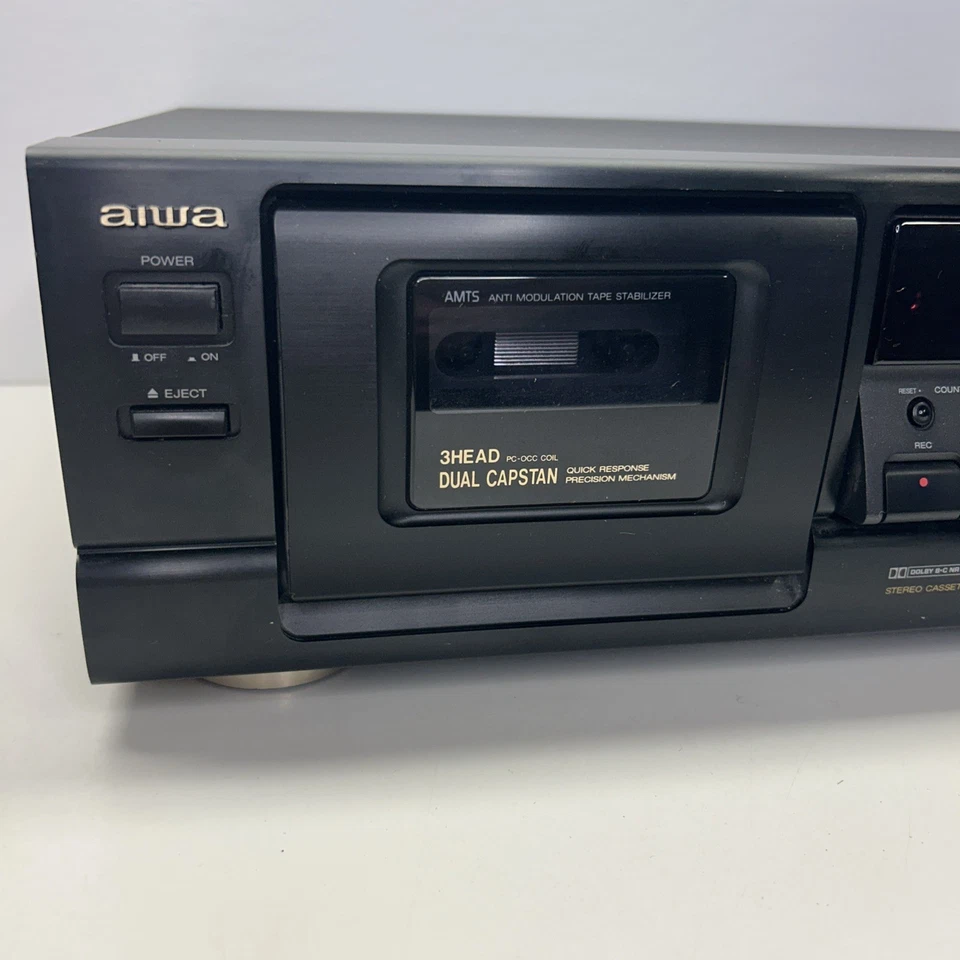 AIWA AD-F850 3 cabezales Cassette Deck, Dolby B/C HX PRO.  PROBADO* Foto 2 de 4