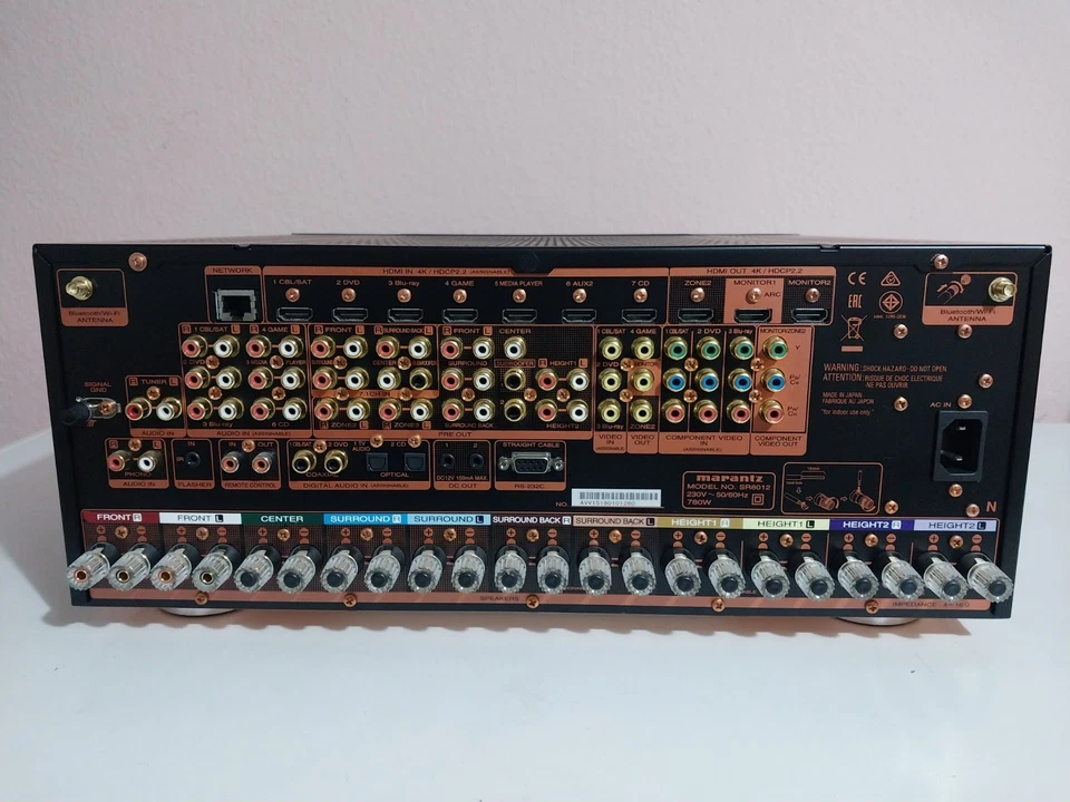 Marantz SR8012 11.2 High-End AV-Receiver Schwarz, Auro 3D. Top Zustand. OVP. - Bild 3 von 4