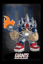 New York Giants 3 Character NFL FOOTBALL TEAM  Sports -MAGNET