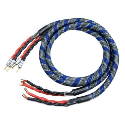 Audiocrast Silver Plated HIFI Series Studio Grade Speaker Cable 1Pair ...