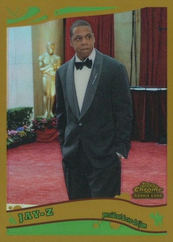 2005-06 TOPPS CHROME JAY-Z GOLD REFRACTOR ROOKIE RC /99 PSA 9