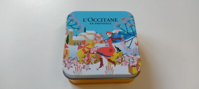 L Occitane en Provence Metalldose ca. 90x90 mm
