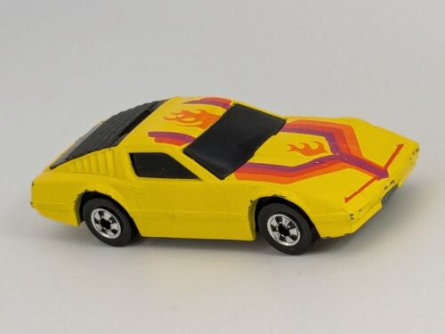 Vintage 1983 Hot Wheels Nissan 200sx Crack Ups Hatch Popper Yellow Hong Kong
