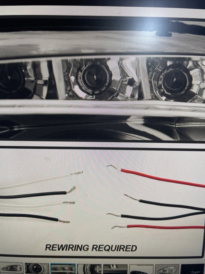 Faros cromados transparentes proyectores Spyder Auto Grand-prix Halo 501167 para 04-08 Foto 4 de 4