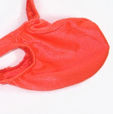 K403 ES Mens Grape Smugglers String Thong Contoured Pouch Shiny Striped Texture