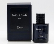 DIOR SAUVAGE ELIXIR .25 0.25 Oz 7.5 ml miniature mini NEW in box TRAVEL SIZE