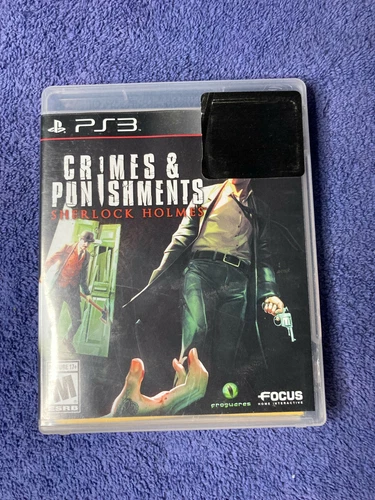 Sherlock Holmes Crimes and Punishments PlayStation 3 2014 Disc and Case Tested
