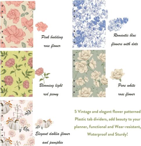 90+54+14 A6 Refill Paper with Undated Monthly Weekly Calendar Planner Inserts... - Picture 4 of 6