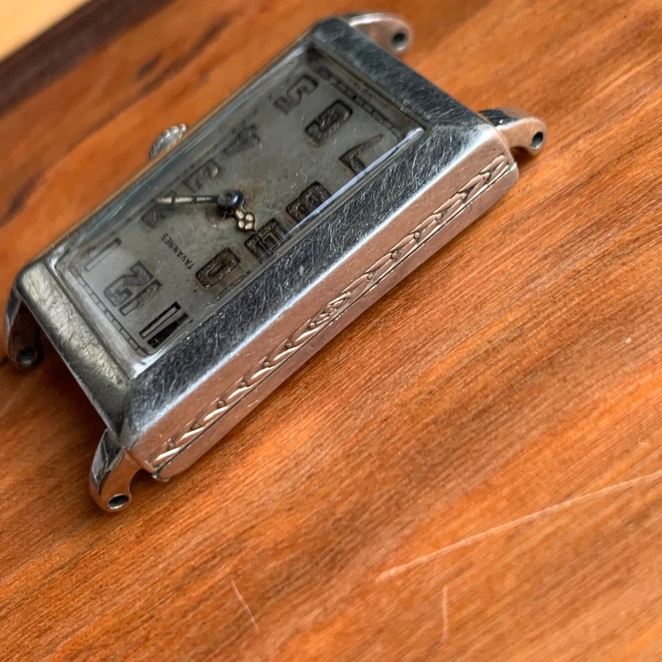 Vintage Tavannes Cal. 068 Luminous Dial Art Deco Wristwatch Runs PARTS / REPAIR - Image 3 of 4