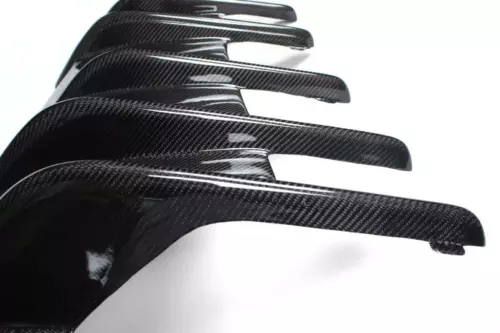 Fibra de carbono para Mercedes Benz Clase CLS W218 CLS63 parachoques trasero difusor labio - Imagen 10 de 11