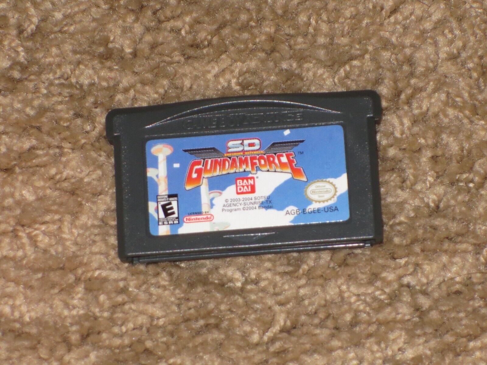 Works Great! SD Gundam Force Nintendo Game Boy Advance GBA 100% Authentic RARE
