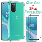 For OnePlus 15 13 13R 12 12R 11 Nord 3 CE 3 Clear Case Cover + Screen Protector