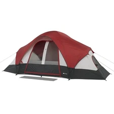 8-Person Modified Dome Tent with Rear Window Outdoor Camping Backyard Tents